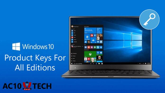 Kunci Produk Windows 10 Gratis