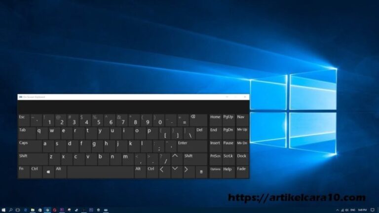 Cara Memunculkan Keyboard di Layar Laptop 2024 - AC10 Tech