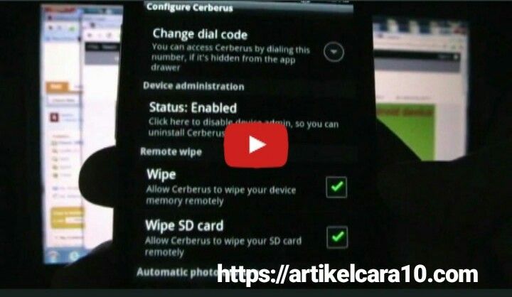 Fitur Aplikasi Cerberus Anti Theft Apk Android
