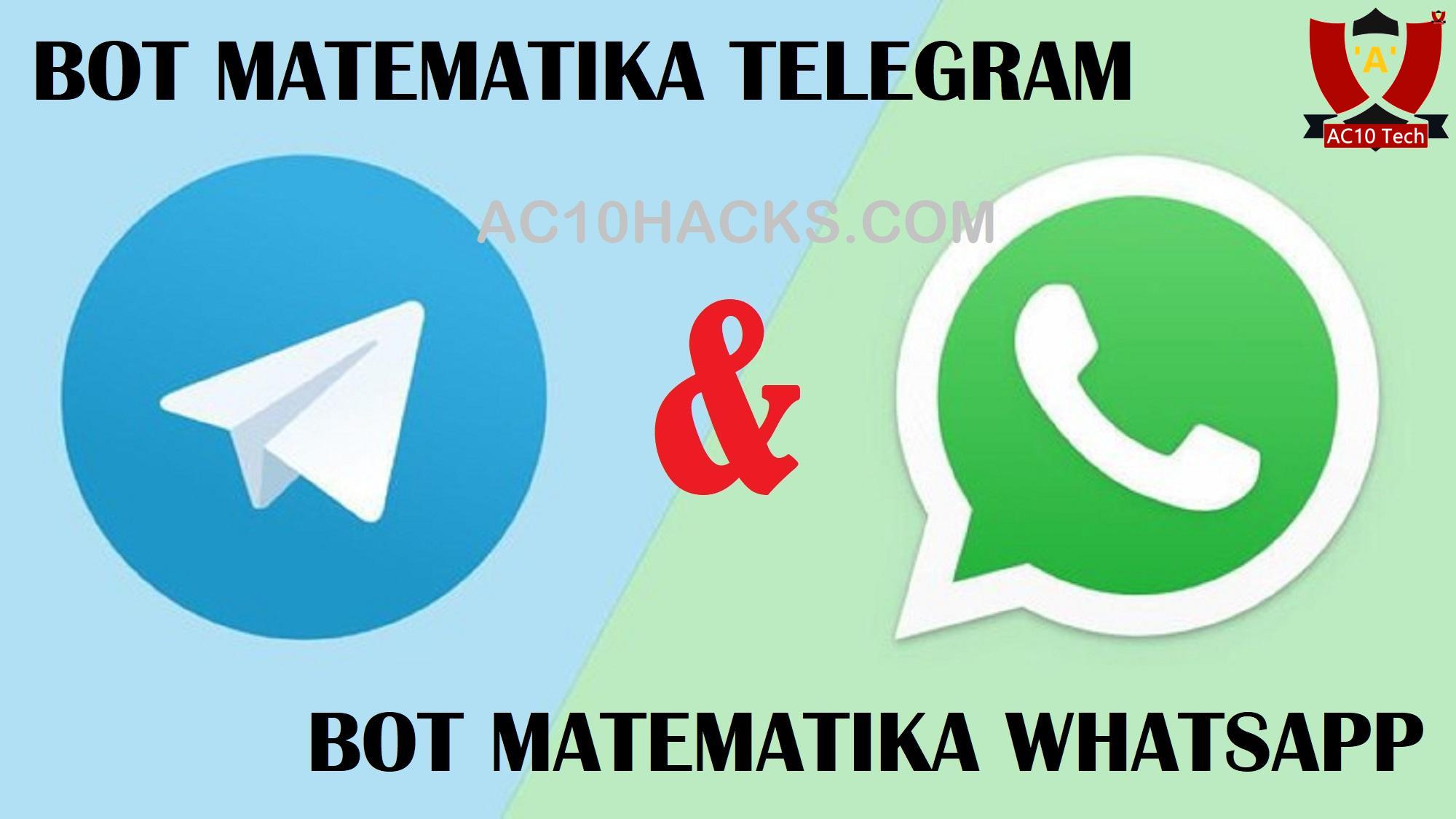 BOT Matematika WA dan BOT Matematika Telegram