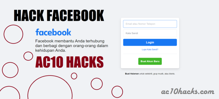9 Cara Hack Facebook Terbaru 2024 [Tutorial] - AC10 Tech