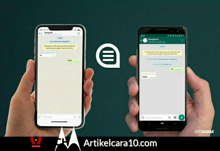 Link WhatsApp Android Menjadi iPhone