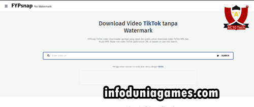 FYPsnap, Download Video TikTok Tanpa Watermark