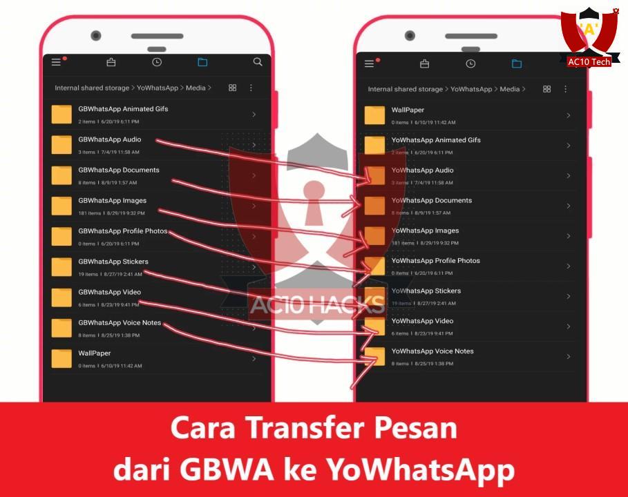 Transfer Pesan dari GBWA ke YoWhatsApp