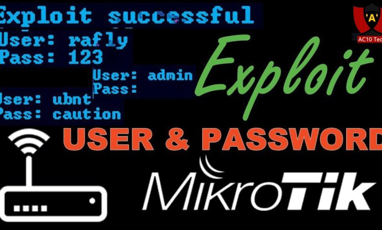 Cara Hack Mikrotik Password dengan Exploit dan Python 2024 - AC10 Tech