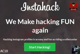 Hack Instagram Menggunakan InstaHack