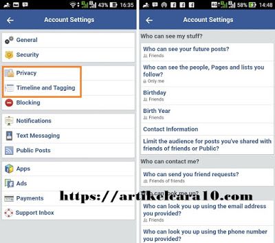 Cara Menyembunyikan Akun FB Agar Tidak Bisa Dicari Orang