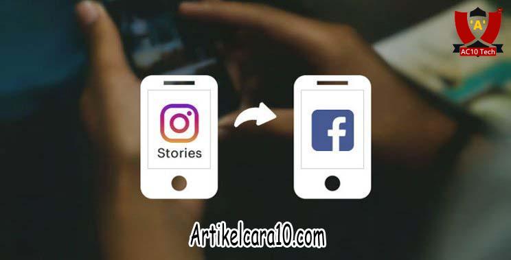 Cara Hubungkan Story IG ke Facebook