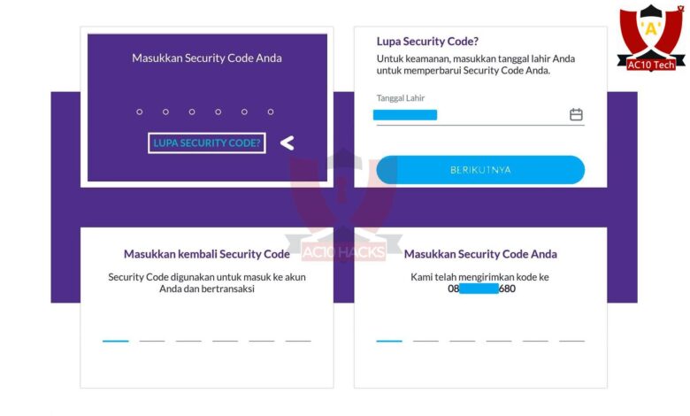 Cara Mengatasi Lupa Pin OVO, Lupa Security Code OVO Grab - AC10 Tech