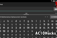 Cara Membuat Huruf Kecil Diatas A-Z Untuk Nickname - AC10 Tech