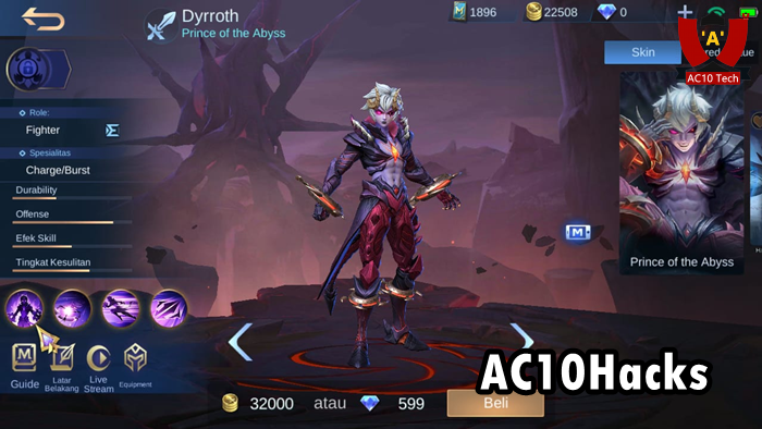 Build Dyrroth Mobile Legends Terkuat