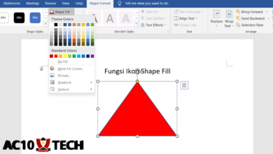 Ikon Shape Fill Berfungsi untuk Apa