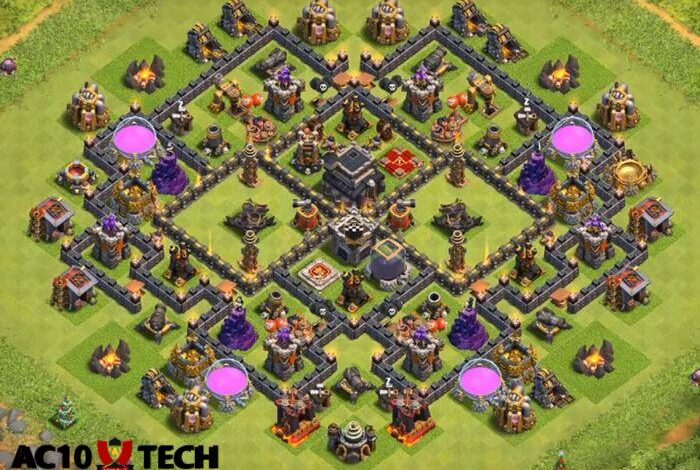 Pertahanan COC TH 9 Terkuat di Dunia 2024 - AC10 Tech