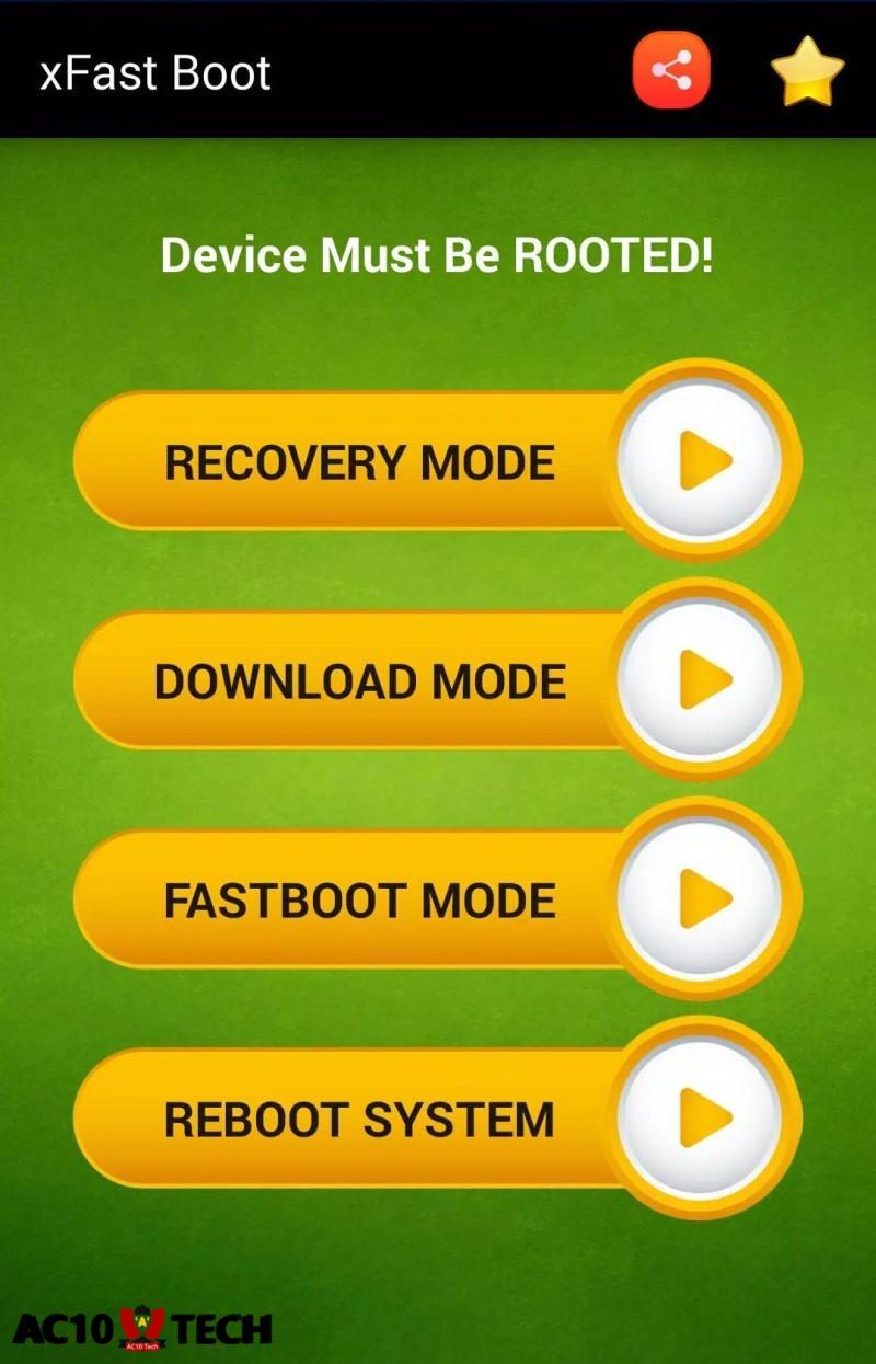 Aplikasi Recovery Mode xFast Boot