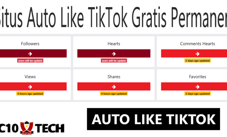 Auto Like TikTok Indonesia Gratis Permanen 2024 - AC10 Tech