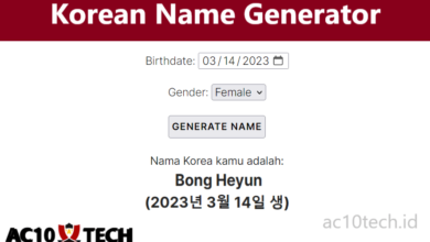 Korean Name Generator Based On Birthday