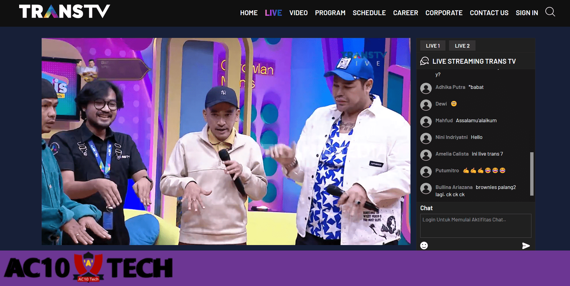 4 Cara Nonton TV di HP Tanpa Aplikasi 2025 Gratis Nonton TV di HP Tanpa Aplikasi di Trans TV Live Streaming