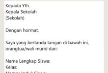 5 Contoh Surat Izin Sakit lewat WA 2025 - AC10 Tech