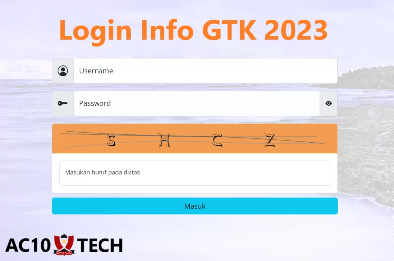 Cara Login dan Cek Info GTK Terbaru