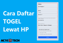 Cara Mendaftar Togel Lewat HP Secara Online 2025 - AC10 Tech