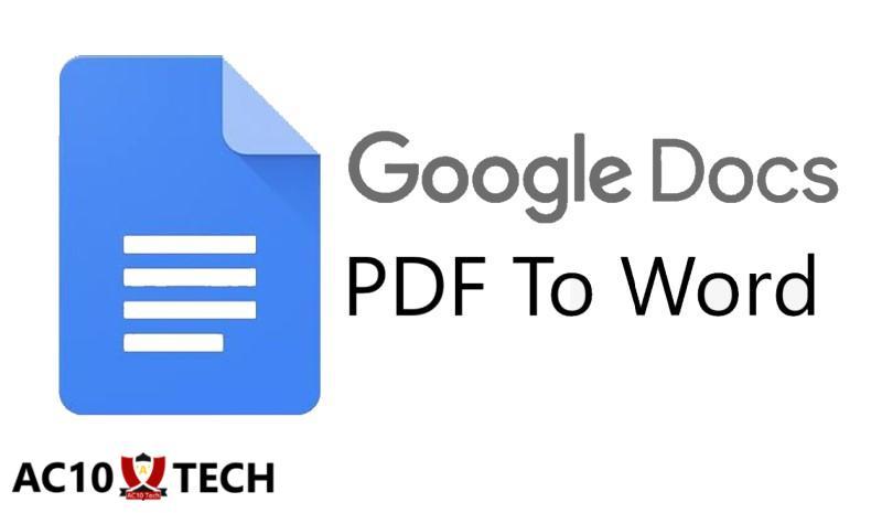 Cara Mengubah PDF ke Word menggunakan Google Docs