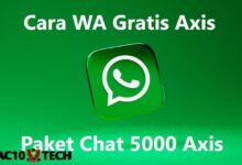 Cara Paket WA Gratis Axis & Paket Chat 5000 Axis 2025 - AC10 Tech