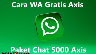 Cara Paket WA Gratis Axis & Paket Chat 5000 Axis 2025 - AC10 Tech