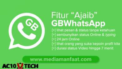 Cara Mengunci Chat WA dengan GB WhatsApp 2025 - AC10 Tech