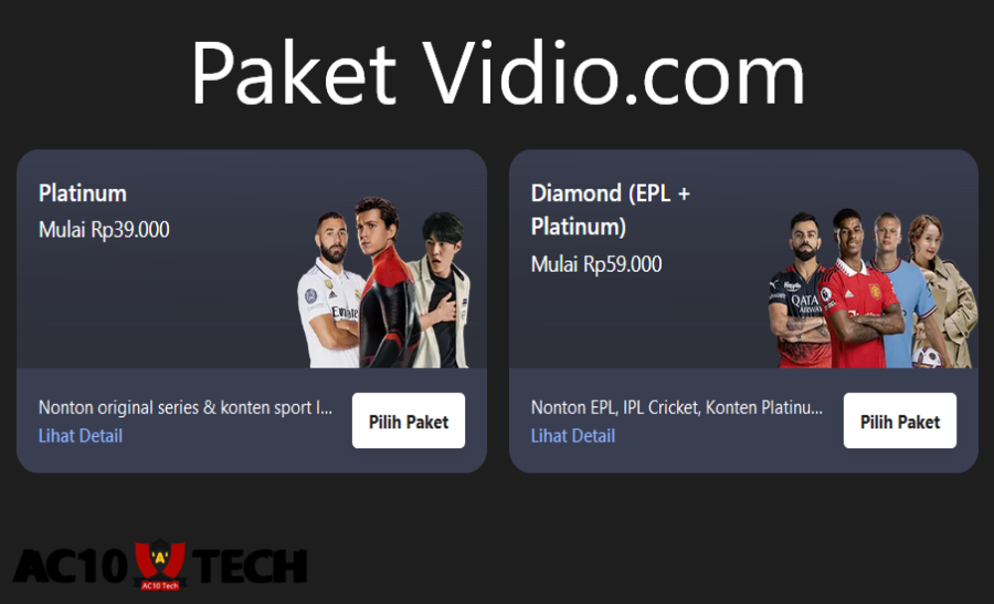 10+ Link Live Streaming Bola Legal & Ilegal, Nonton Liga Inggris 2025 Harga Paket Vidio dan Fiturnya