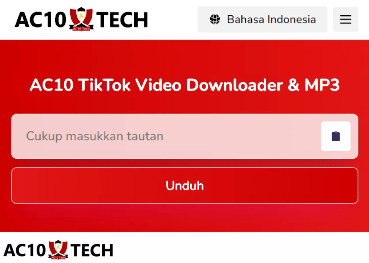 AC10 TikTok Downloader 2023 untuk Download MP3 dan Video TikTok Tanpa Watermark