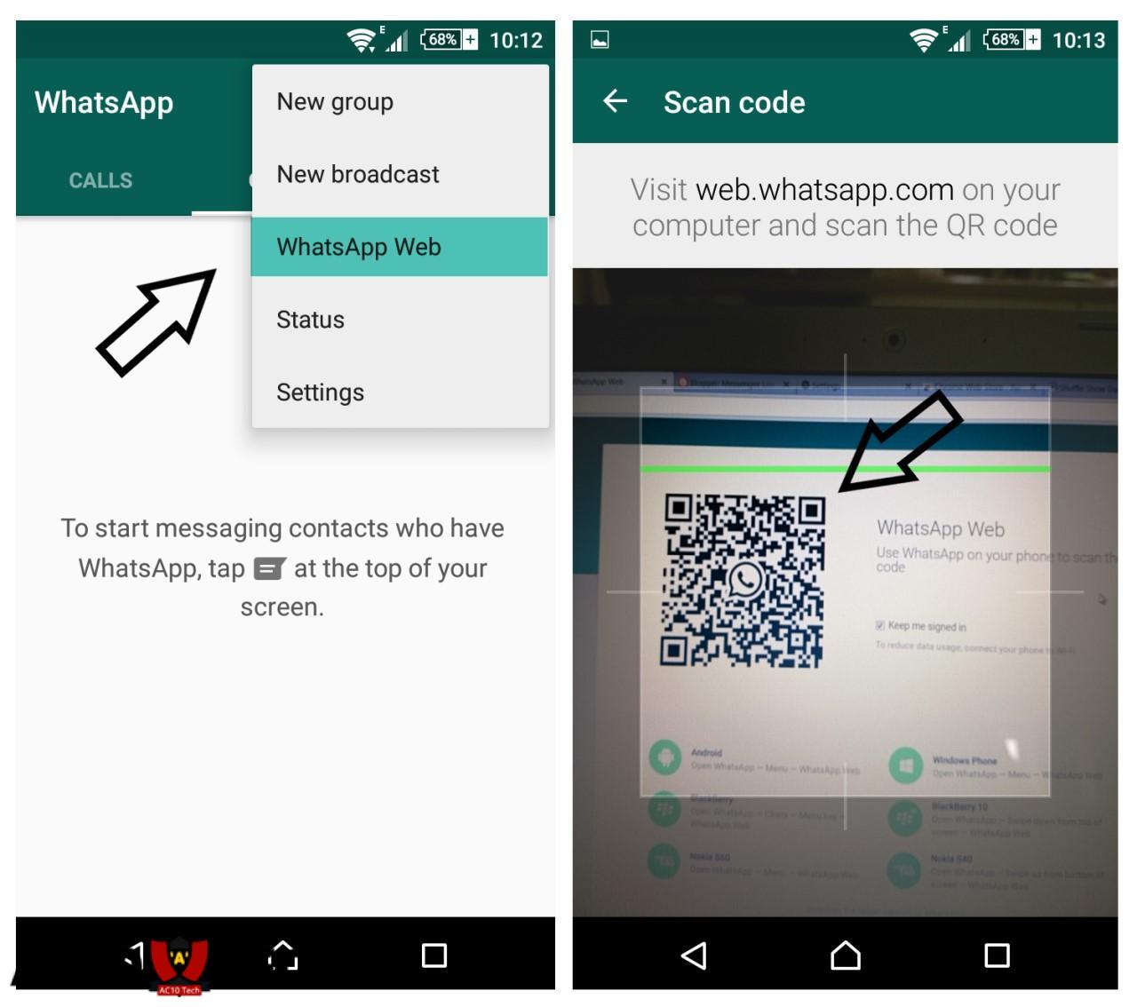 Cara Login WhatsApp Web di Aplikasi