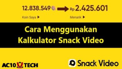 Kalkulator Snack Video 2025, Cek Penghasilan Anda DISINI - AC10 Tech