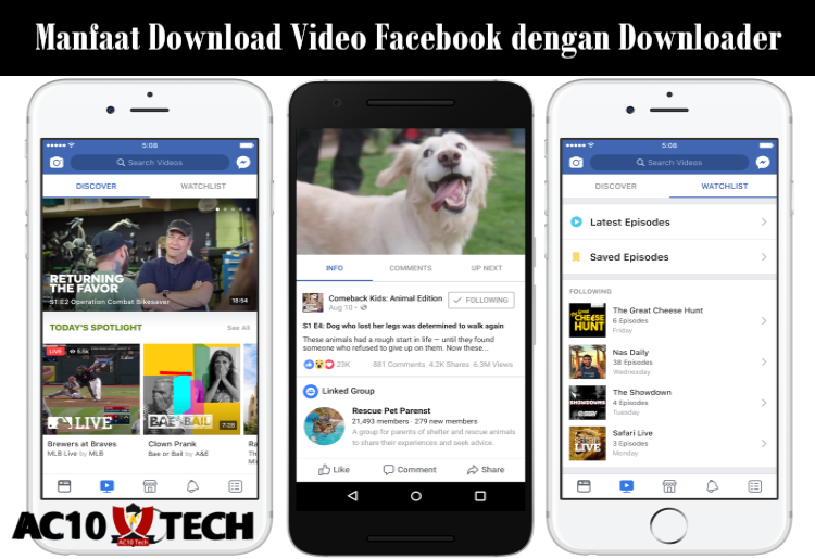Manfaat Download Video Facebook dengan Downloader