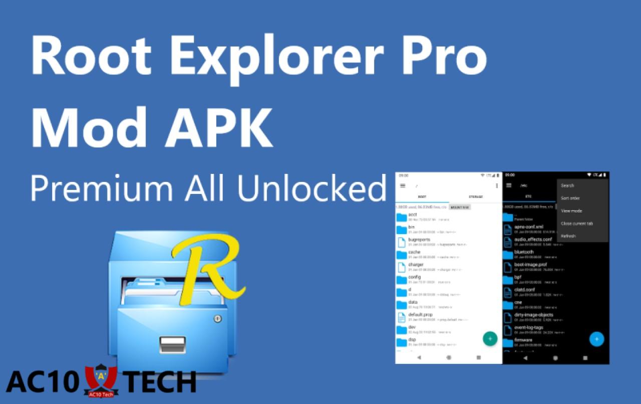 Root Explorer Pro Mod APK Premium All Unlocked