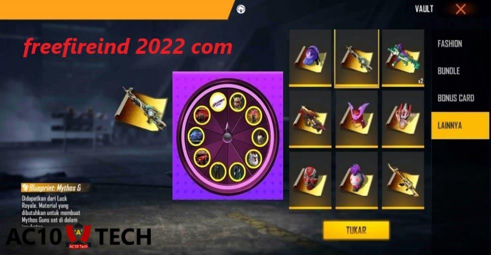 freefireind 2022 com Redeem Lucky Spin Diamond Gratis