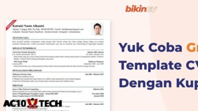 4 Cara Buat CV Online di HP & Laptop Gratis 2025 - AC10 Tech