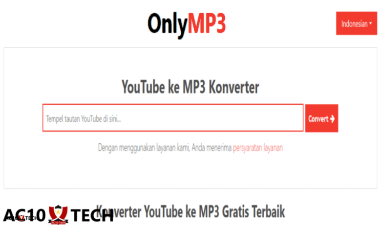 Cara Mengonversi YouTube ke MP3 di Mac dengan OnlyMP3 - AC10 Tech