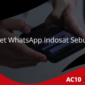 Paket WhatsApp Indosat Sebulan