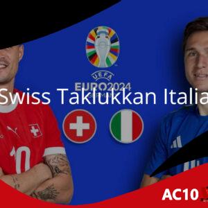 Swiss Sukses Taklukkan Italia di Babak 16 Besar