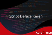 Buat Script Deface Keren Bergerak dengan Lagu - AC10 Tech