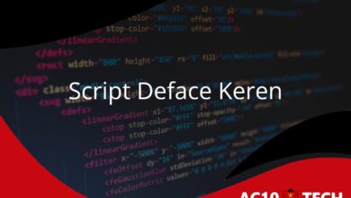 Buat Script Deface Keren Bergerak dengan Lagu - AC10 Tech