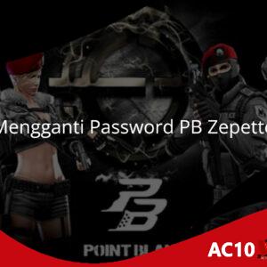 Cara Mengganti Password PB Zepetto