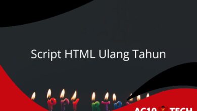 10 Script HTML Ulang Tahun Keren dan Lovable Terbaik 2024 - AC10 Tech