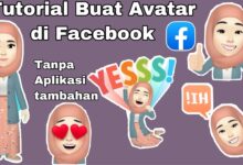 Cara Membuat Avatar Di Facebook