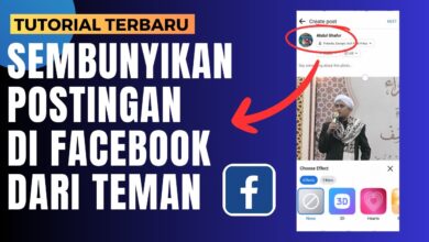 Cara Menyembunyikan Postingan Teman Di Facebook