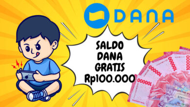 Saldo DANA Rp100 Ribu Gratis Modal Nonton Video